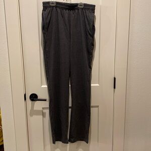 Men’s Hanes Draw‎ String Joggers.  Gray Color. Wide leg.  NWOT